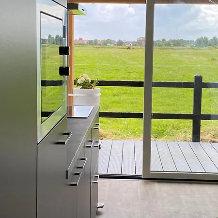 木屋 Chalet Between Meadows, Near Beach And Amsterdam 希勒霍姆